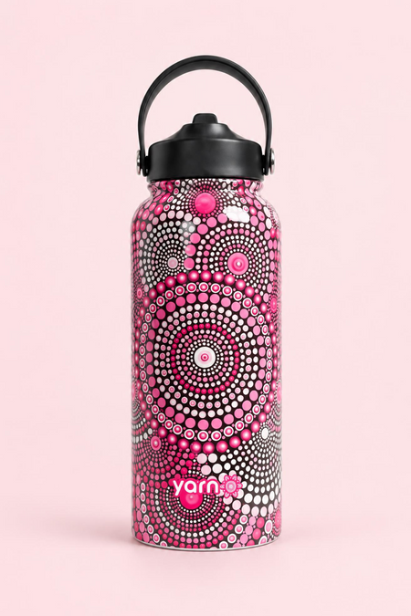 Tribe Of Women 1L Insulated Stainless Steel Drink Bottle with Handle