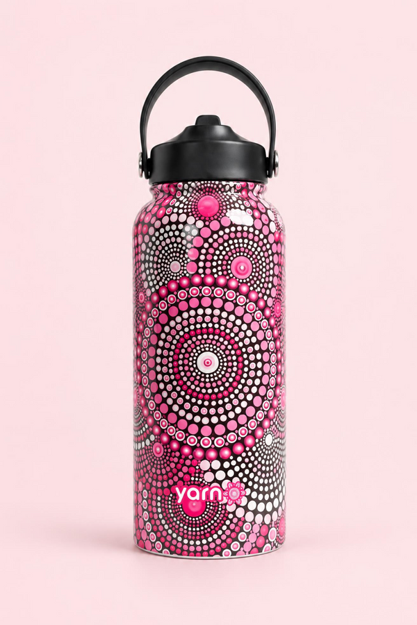 Tribe Of Women 1L Insulated Stainless Steel Drink Bottle with Handle