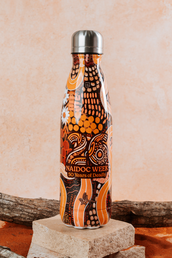 Still Deadly NAIDOC 2026 Vacuum Insulated Double Walled Stainless Steel Water Bottle