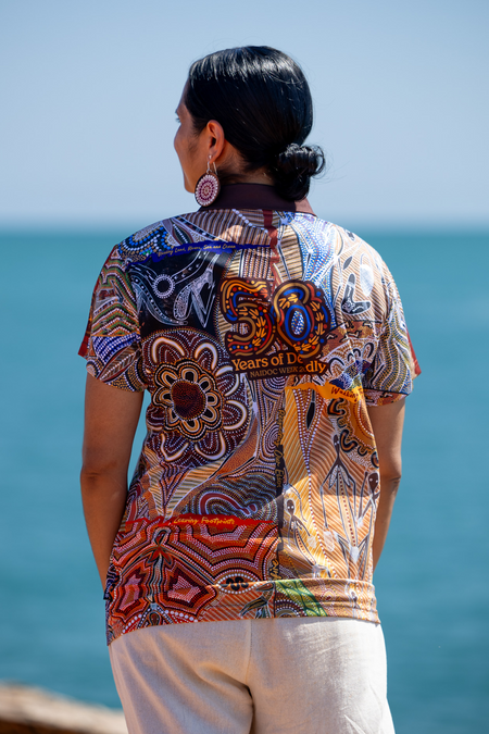 Jarrawoir NAIDOC 2026 Women's Fitted Polo Shirt