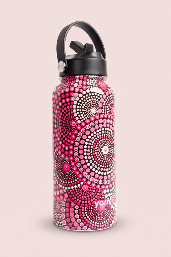 Tribe Of Women 1L Insulated Stainless Steel Drink Bottle with Handle