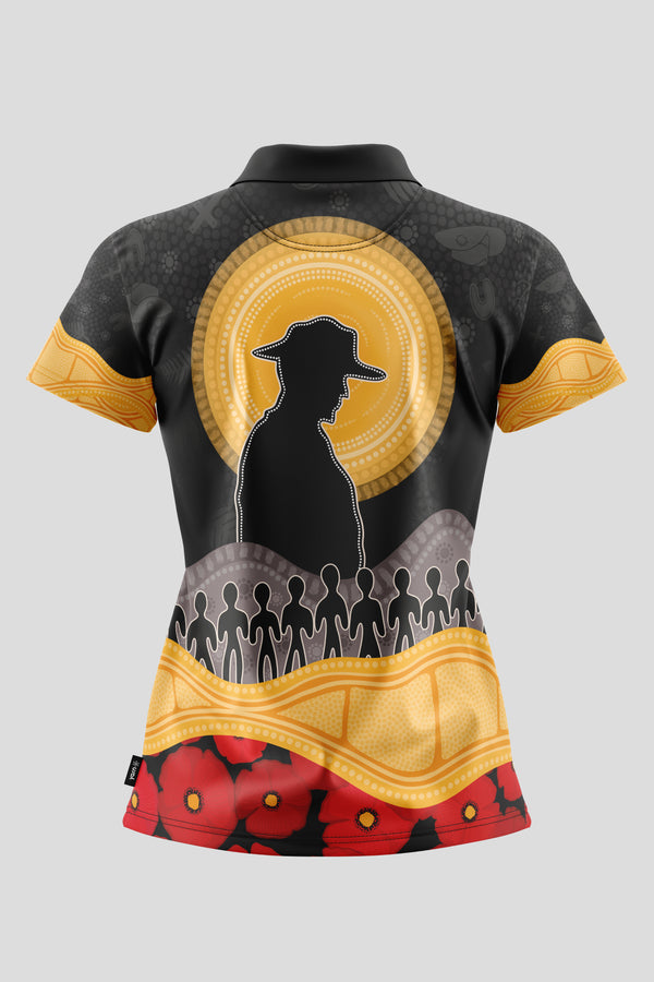 Legacy of the ANZACS Women's Fitted Polo Shirt