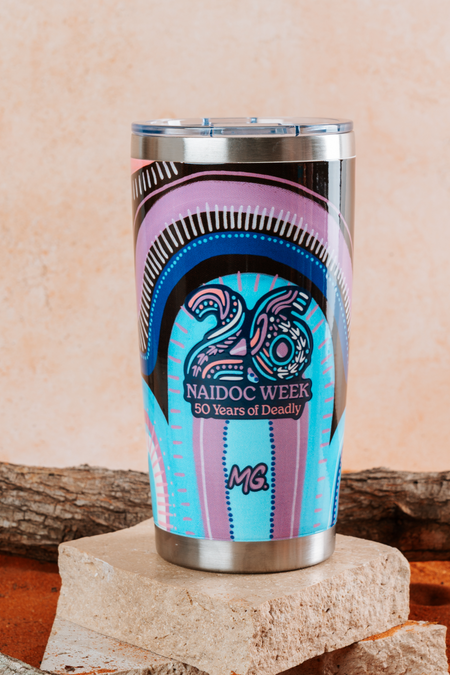 50 Shades Of Deadly NAIDOC 2026 590ml Vacuum Insulated Double Walled Stainless Steel Tumbler