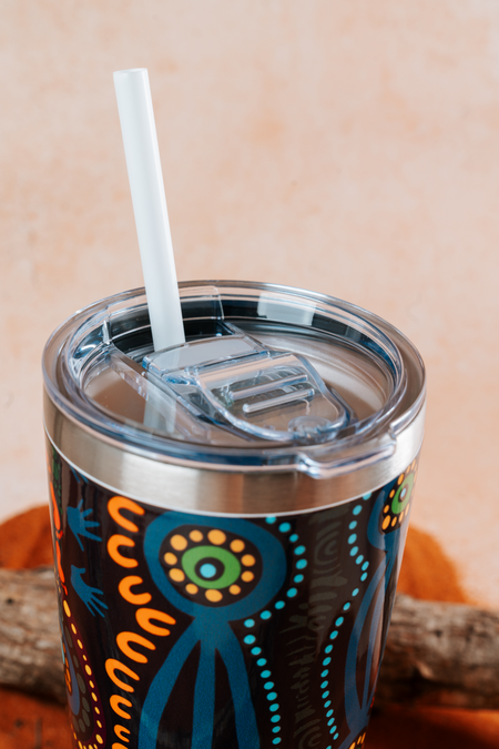 An Abundance Of Culture NAIDOC 2026 590ml Vacuum Insulated Double Walled Stainless Steel Tumbler