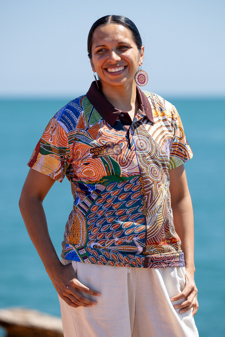 Jarrawoir NAIDOC 2026 Women's Fitted Polo Shirt