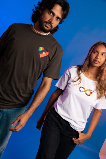 Pride Heart Charcoal Cotton Everyday Unisex T-Shirt