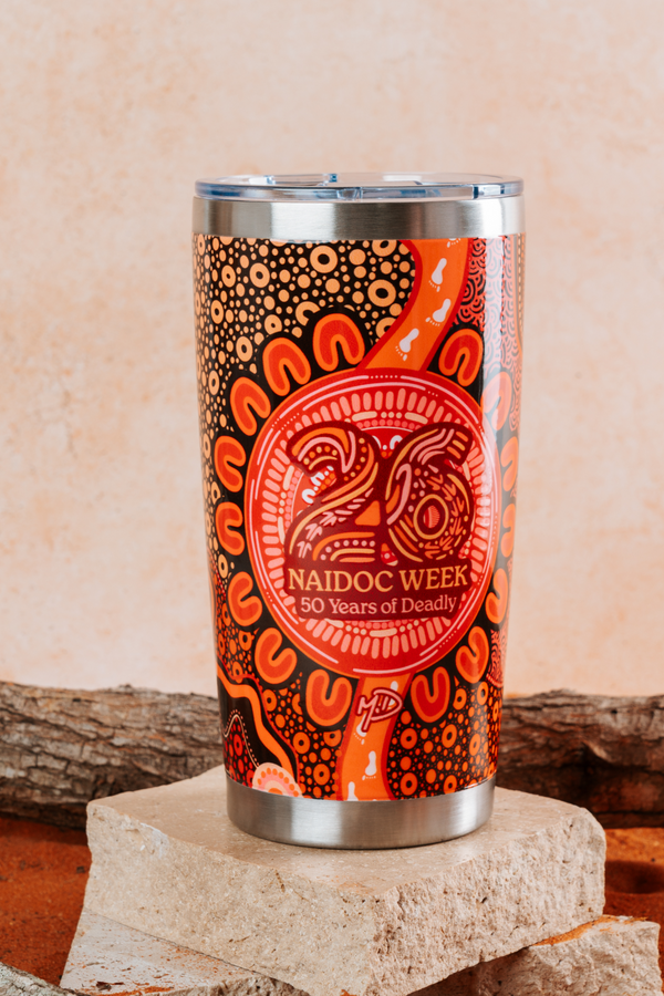 Celebration Through Generations NAIDOC 2026 590ml Vacuum Insulated Double Walled Stainless Steel Tumbler