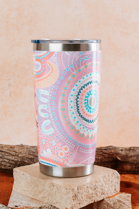 Paths That Brought Us Here NAIDOC 2026 590ml Vacuum Insulated Double Walled Stainless Steel Tumbler