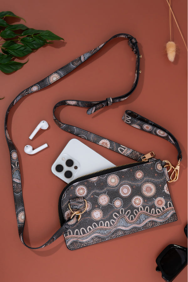 Marang Ngurung (Good Night) Phone Wallet w/ Strap Pack