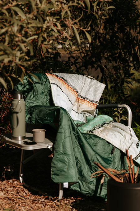 Coastal Yooroorroom (No.2) Outdoor Puff Blanket