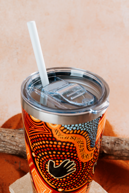 Gadi NAIDOC 2026 590ml Vacuum Insulated Double Walled Stainless Steel Tumbler