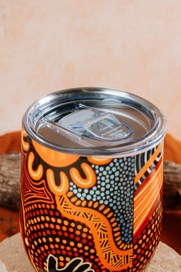 Gadi NAIDOC 2026 Vacuum Insulated Double Walled Stainless Steel Travel Mug