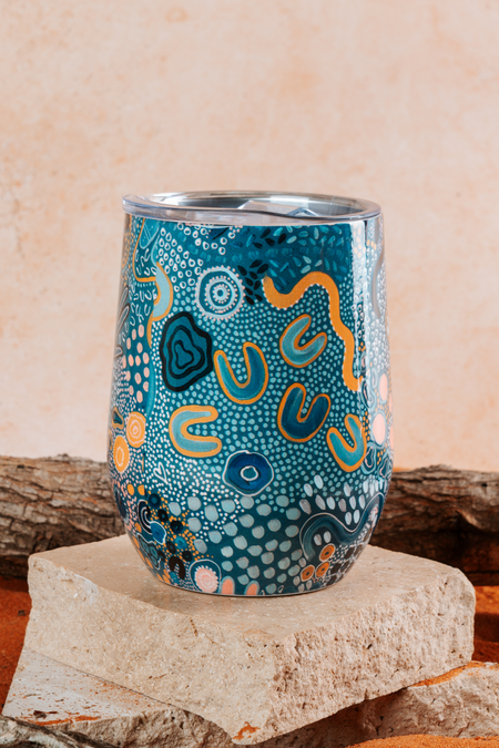 Moorditj Koorliny (Strong Journey) NAIDOC 2026 Vacuum Insulated Double Walled Stainless Steel Travel Mug