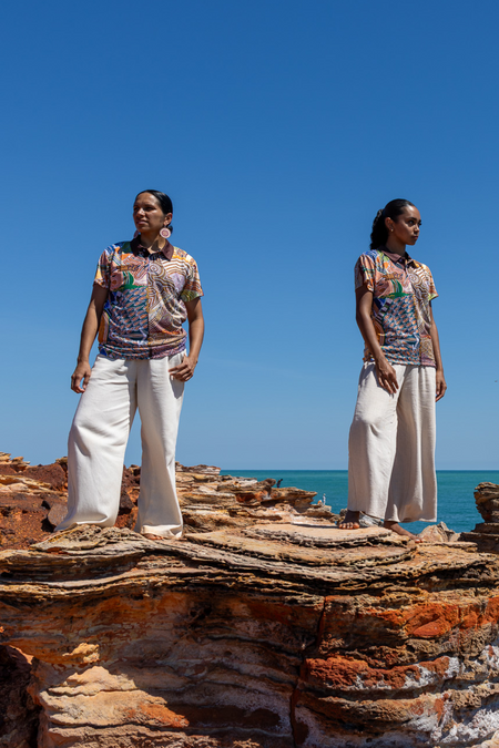 Jarrawoir NAIDOC 2026 Women's Fitted Polo Shirt