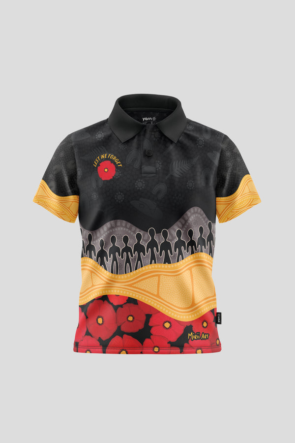 Legacy of the ANZACS Kids Polo Shirt