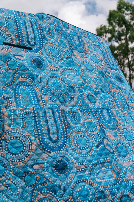 Yinaagirbang XL Sand Free Premium Quilted Picnic Rug (200cm x 200cm)