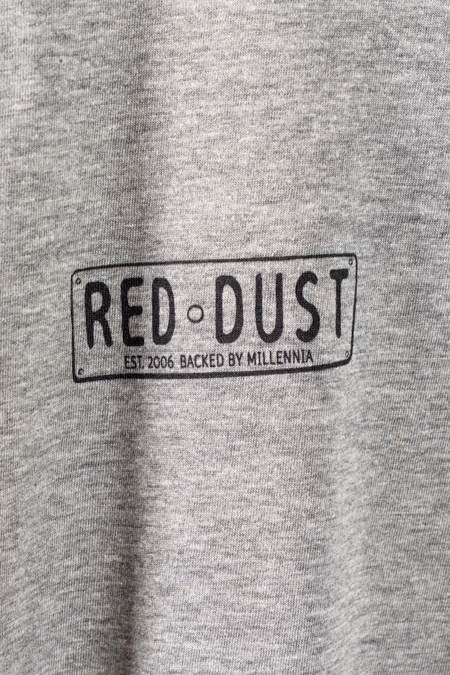 Red Dust 20 Years Electric Marle Cotton Unisex Zip Hoodie