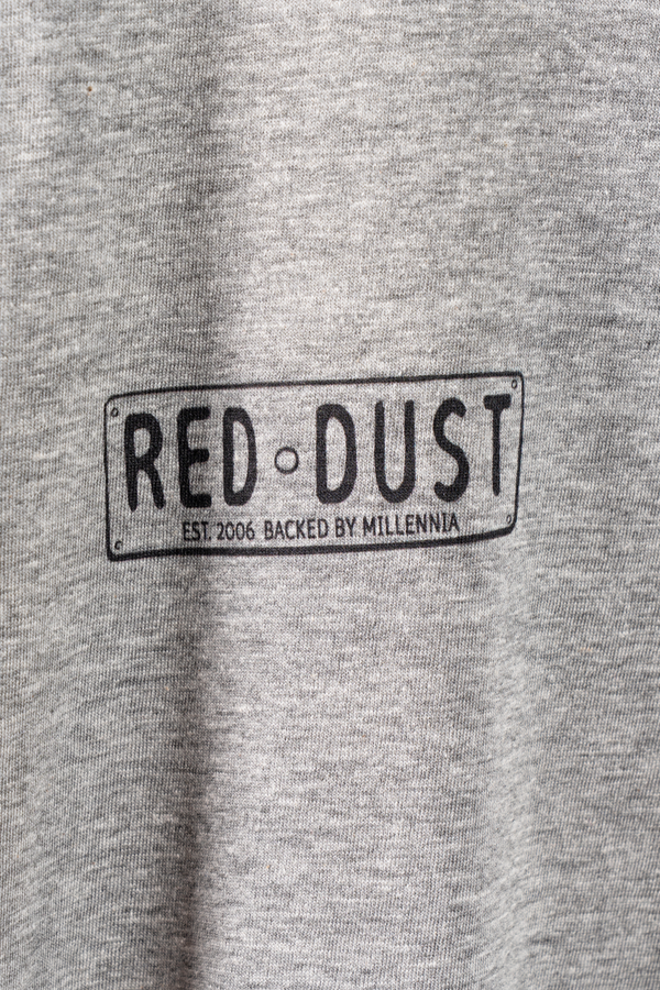 Red Dust 20 Years Electric Marle Cotton Unisex Zip Hoodie