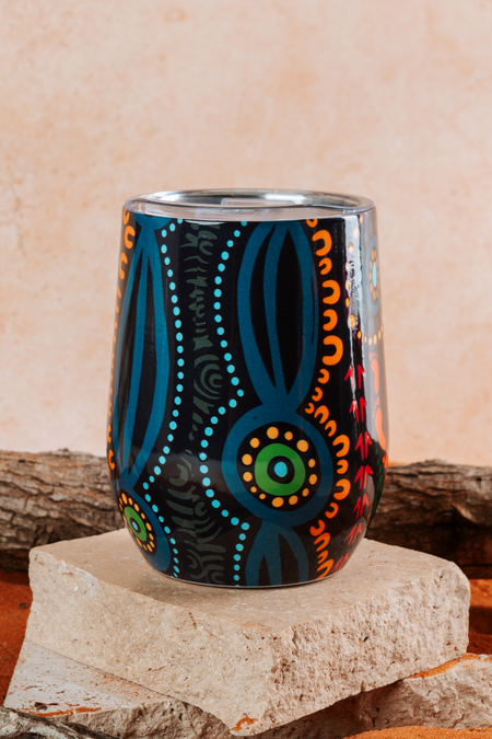 An Abundance Of Culture NAIDOC 2026 Vacuum Insulated Double Walled Stainless Steel Travel Mug