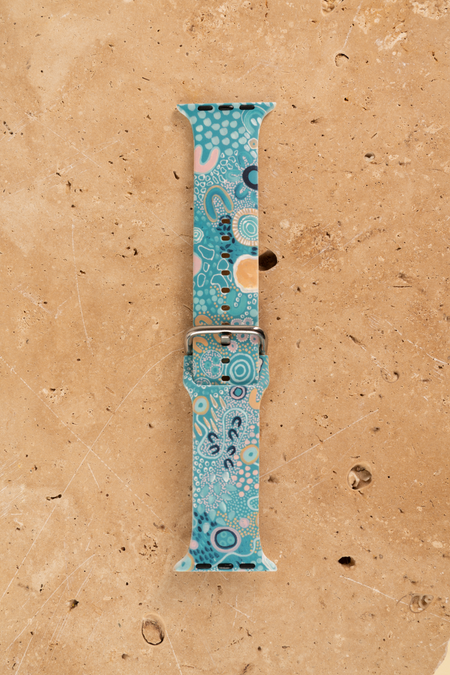 Moorditj Koorliny (Strong Journey) NAIDOC 2026 Silicon Apple Watch Strap