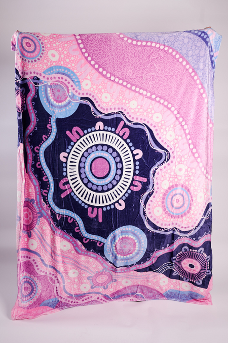 A Woman's Connection Flannel Throw Blanket (150cm x 200cm)