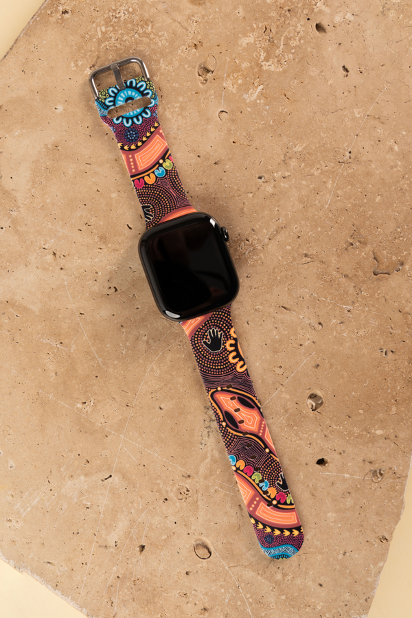 Gadi NAIDOC 2026 Silicon Apple Watch Strap