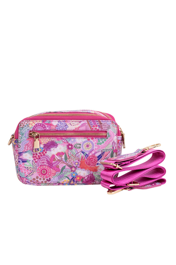 Flowers Along The River Crossbody Bag