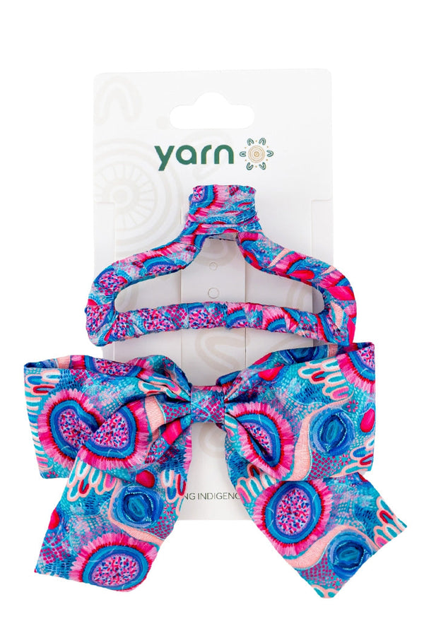 My Journey Bow Scrunchie & Curved Claw Clip - FREE GIFT