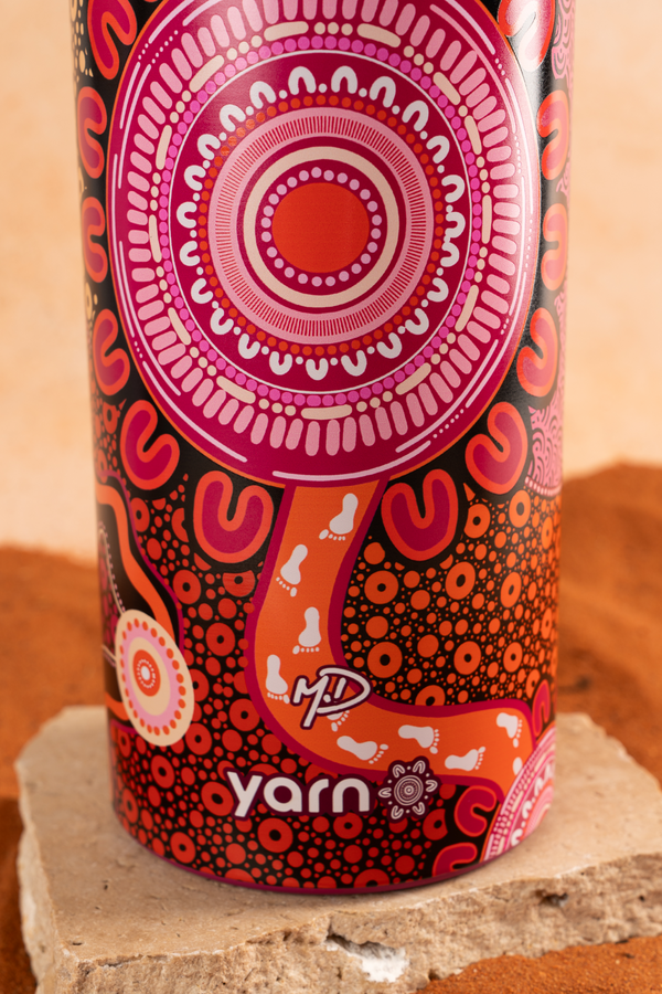 Celebration Through Generations NAIDOC 2026 1L Insulated Stainless Steel Drink Bottle with Handle