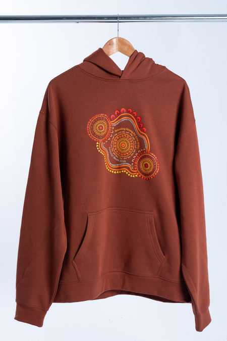 Standing Strong NAIDOC Week 2026 Premium Clay Cotton Blend Unisex Hoodie