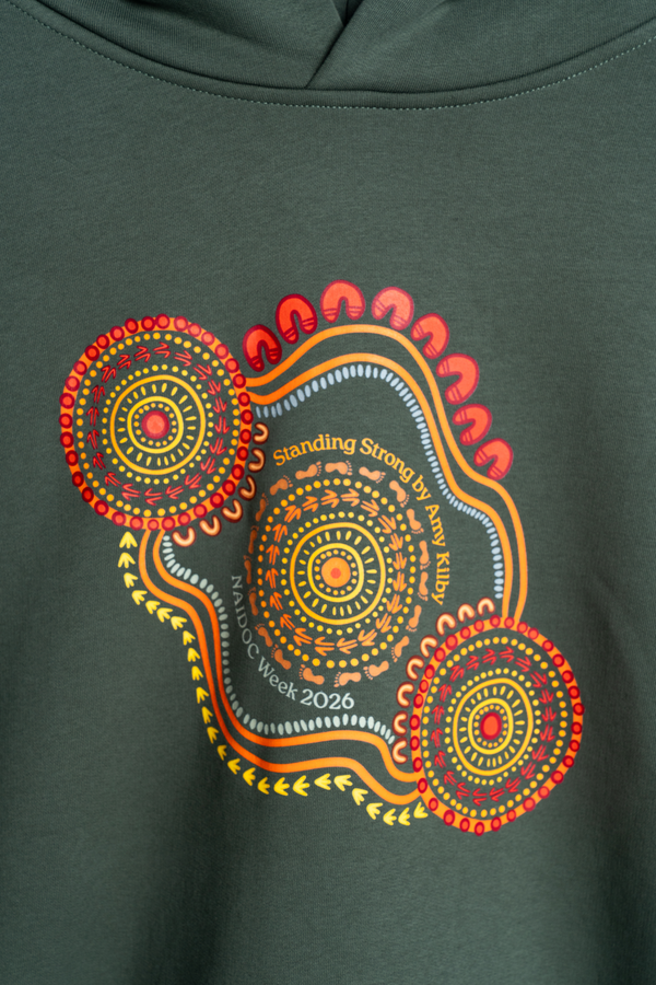 Standing Strong NAIDOC Week 2026 Premium Cypress Cotton Blend Unisex Hoodie