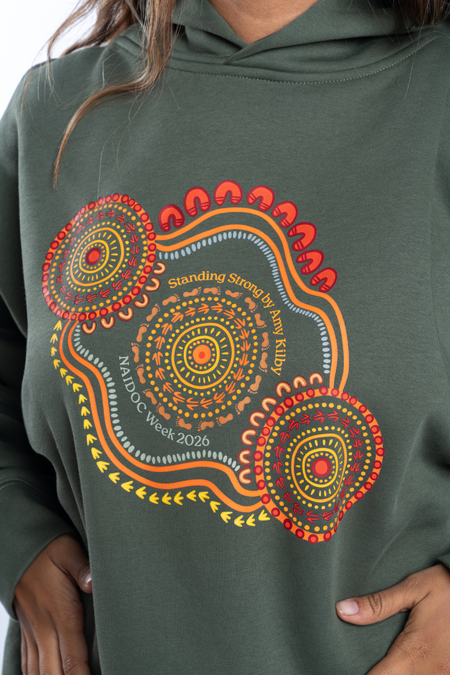 Standing Strong NAIDOC Week 2026 Premium Cypress Cotton Blend Unisex Hoodie
