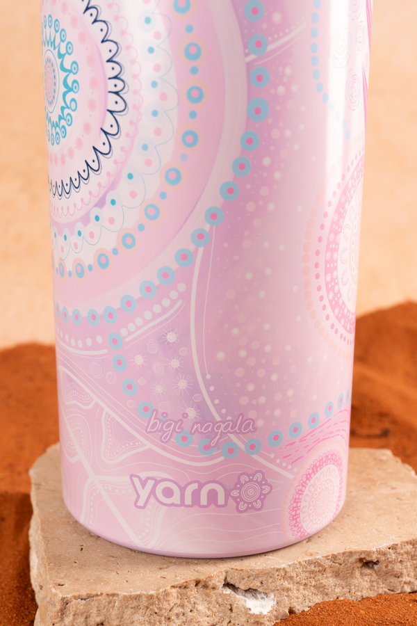 Paths That Brought Us Here NAIDOC 2026 1L Insulated Stainless Steel Drink Bottle with Handle