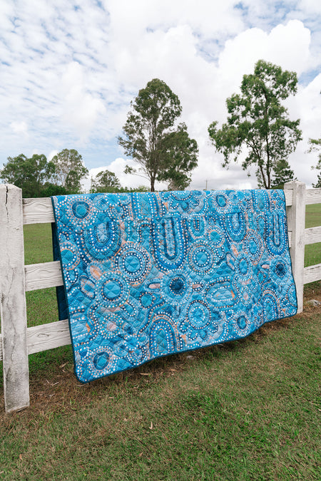Yinaagirbang XL Sand Free Premium Quilted Picnic Rug (200cm x 200cm)