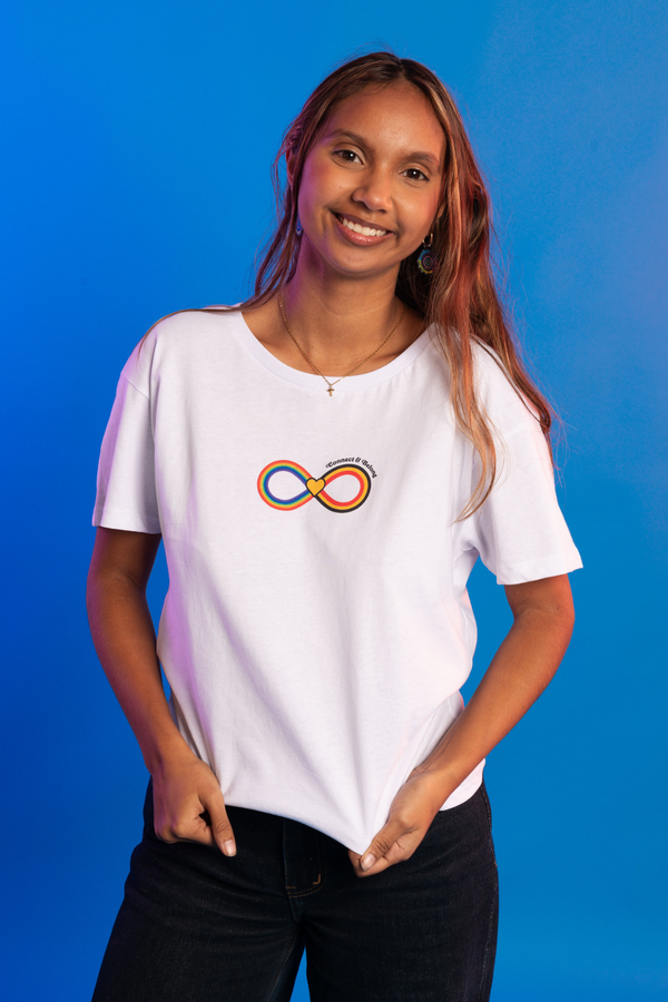 Pride Unity White Cotton Everyday Women's T-Shirt