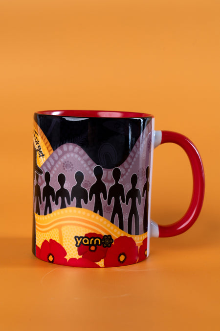 Legacy Of The Fallen Red Ceramic Coffee Mug