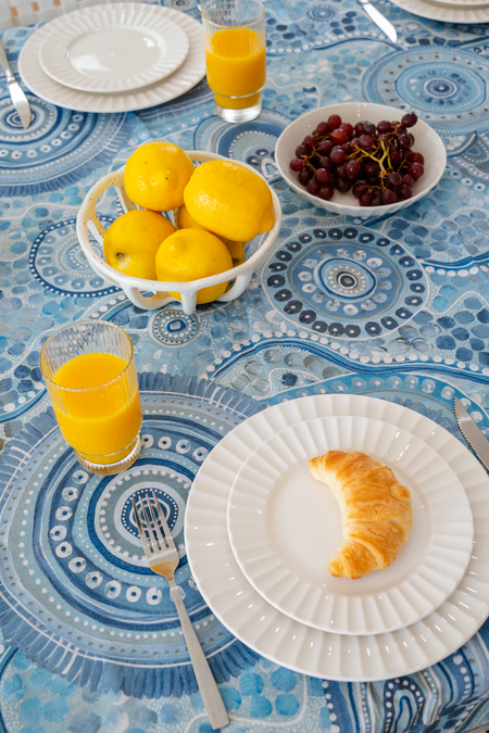 The Space Between Poly Cotton Tablecloth (240cm x 150cm)