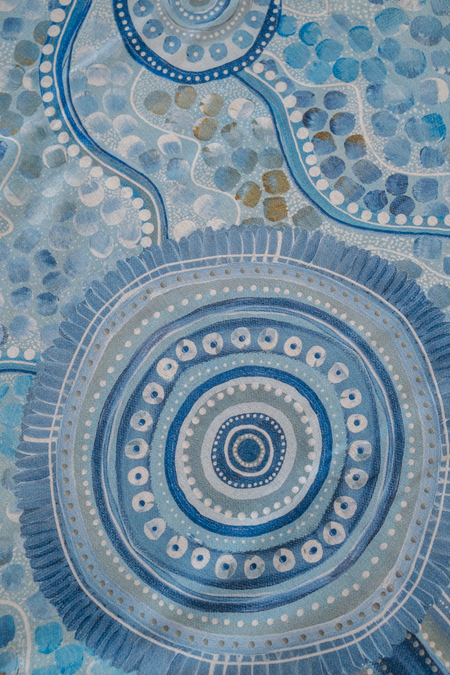 The Space Between Poly Cotton Tablecloth (240cm x 150cm)