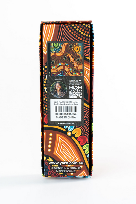 Gadi NAIDOC 2026 Metal Refillable Premium Pen