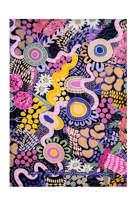 Legacy Linen Blend Tea Towel