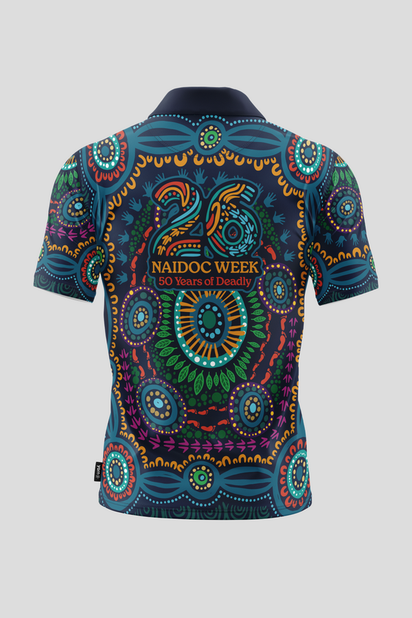 An Abundance Of Culture NAIDOC 2026 Unisex Polo Shirt