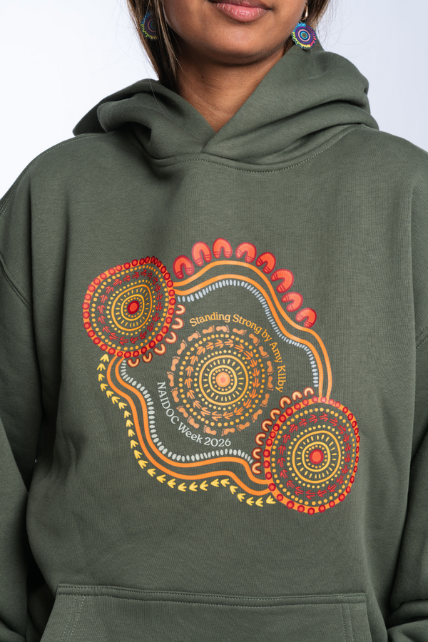 Standing Strong NAIDOC Week 2026 Premium Cypress Cotton Blend Unisex Hoodie