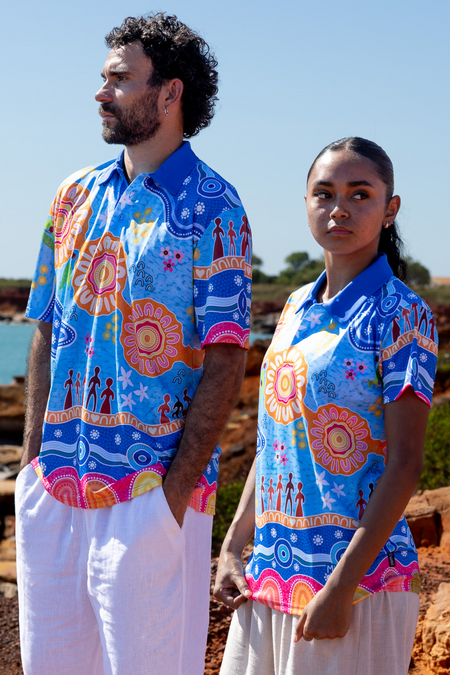 Built On Strong Shoulders Unisex Polo Shirt