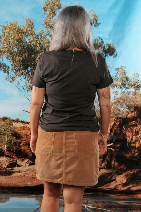 Our Ancestors NAIDOC Week 2026 Charcoal Cotton Everyday Women's T-Shirt