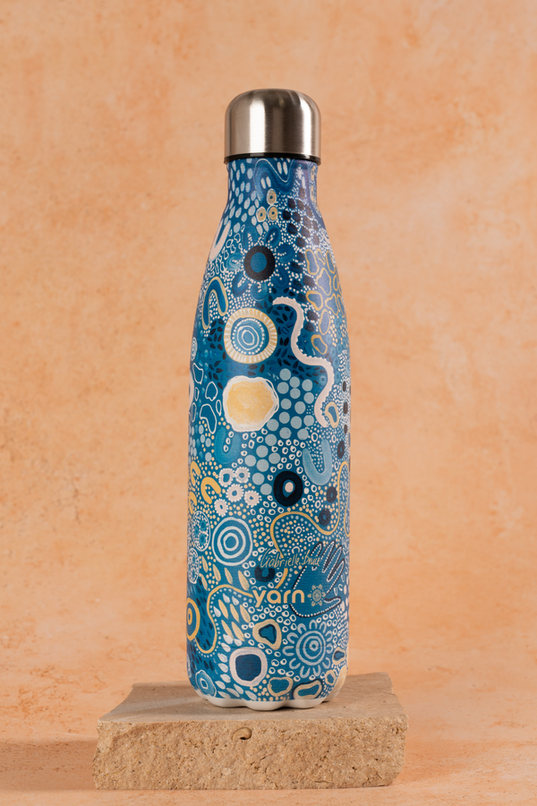 Moorditj Koorliny (Strong Journey) NAIDOC 2026 Vacuum Insulated Double Walled Stainless Steel Water Bottle