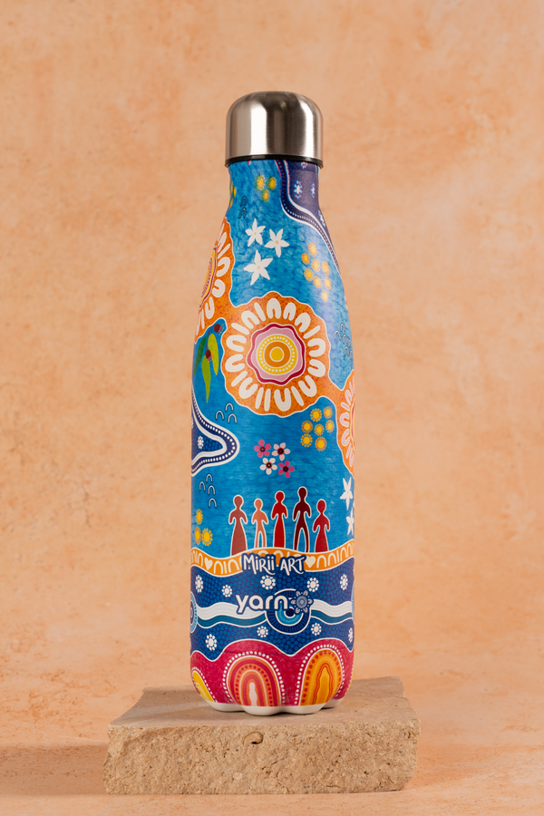 Built on Strong Shoulders NAIDOC 2026 Vacuum Insulated Double Walled Stainless Steel Water Bottle