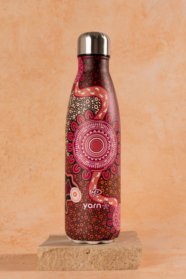 Celebration Through Generations NAIDOC 2026 Vacuum Insulated Double Walled Stainless Steel Water Bottle