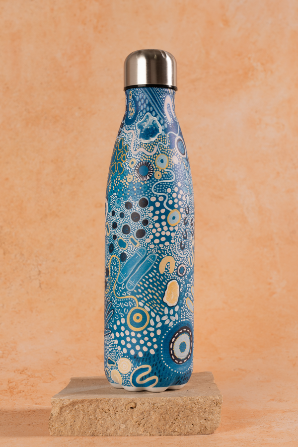 Moorditj Koorliny (Strong Journey) NAIDOC 2026 Vacuum Insulated Double Walled Stainless Steel Water Bottle