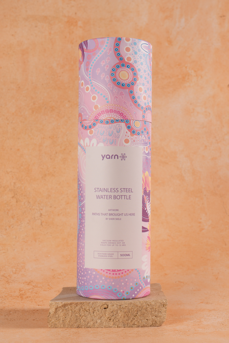 Paths That Brought Us Here NAIDOC 2026 Vacuum Insulated Double Walled Stainless Steel Water Bottle