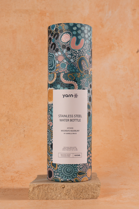 Moorditj Koorliny (Strong Journey) NAIDOC 2026 Vacuum Insulated Double Walled Stainless Steel Water Bottle